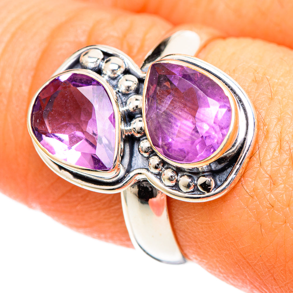 Amethyst Rings handcrafted by Ana Silver Co - RING107824