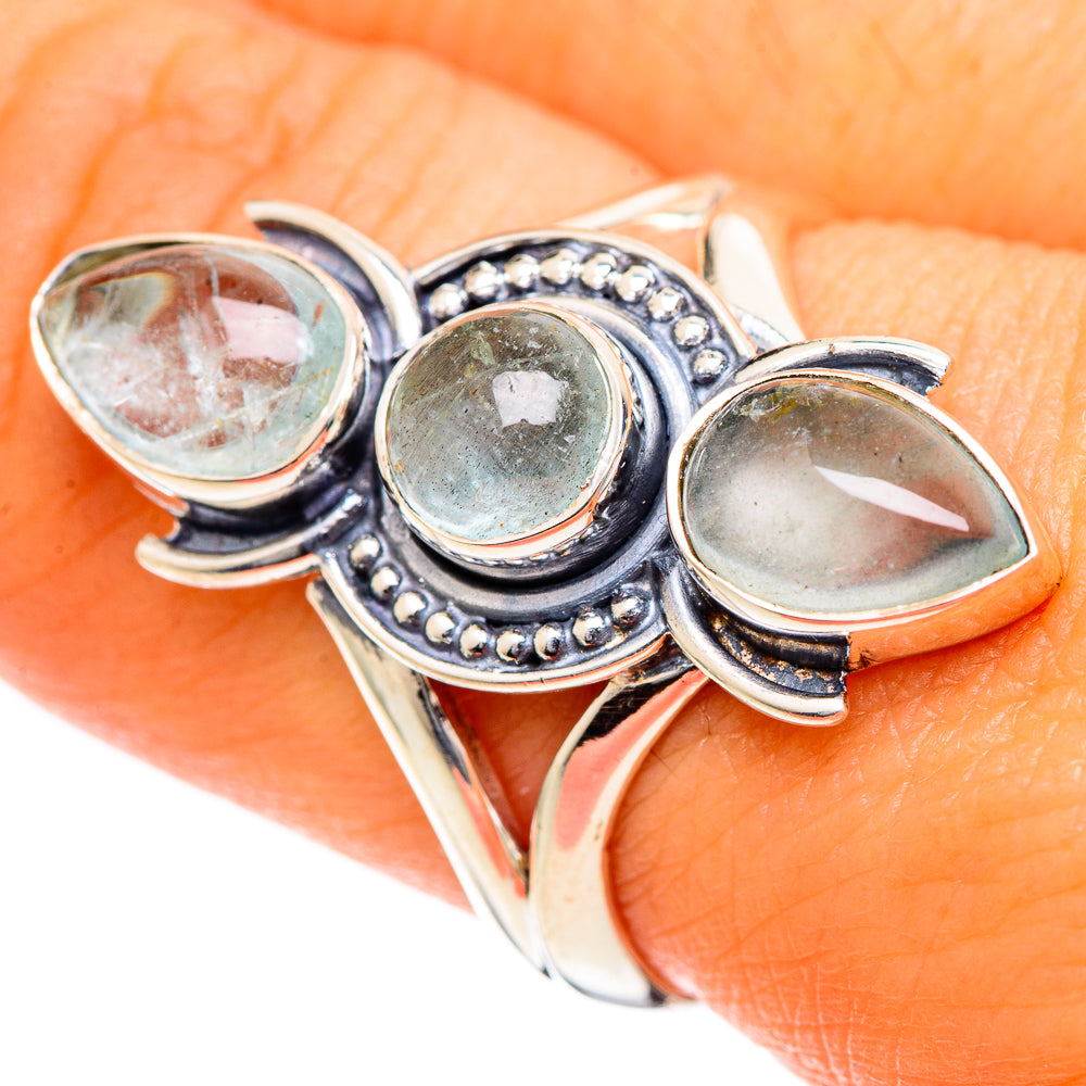 Aquamarine Rings handcrafted by Ana Silver Co - RING107838