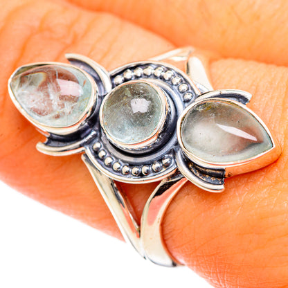 Aquamarine Rings handcrafted by Ana Silver Co - RING107838