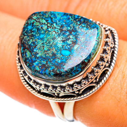 Shattuckite Rings handcrafted by Ana Silver Co - RING107840