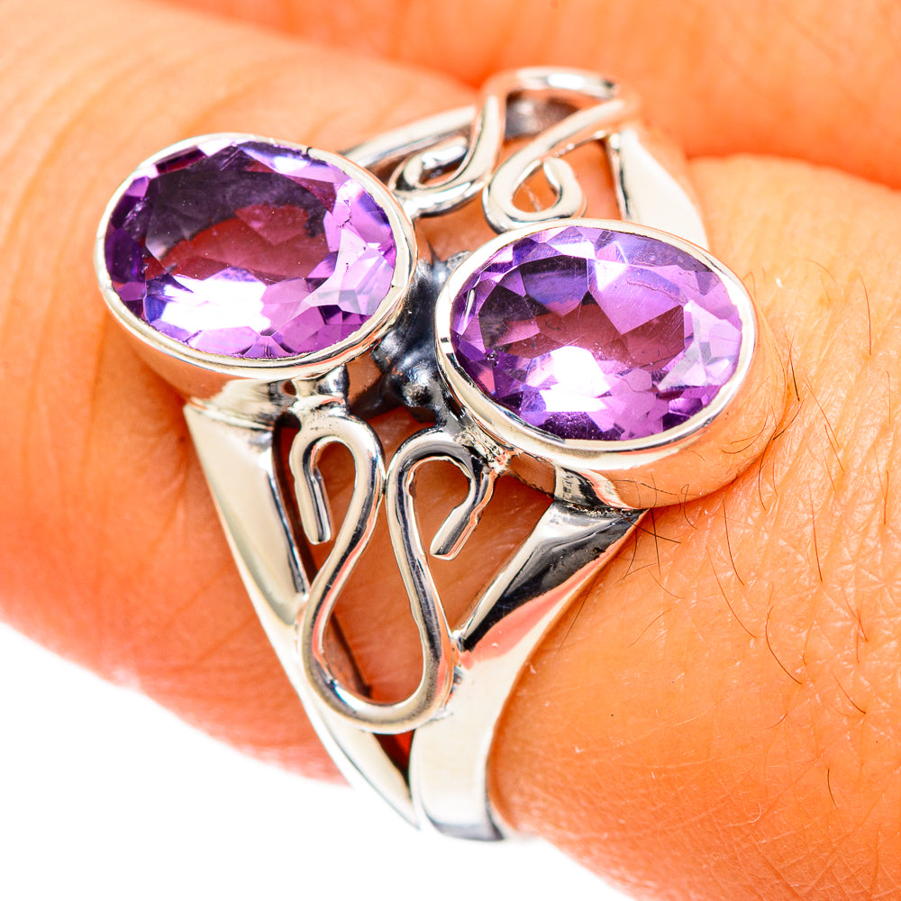 Amethyst Rings handcrafted by Ana Silver Co - RING107852