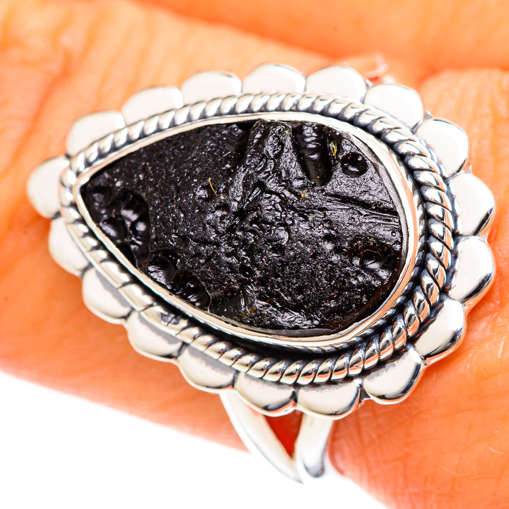 Tektite Rings handcrafted by Ana Silver Co - RING107856