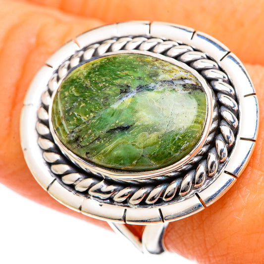 Rainforest Jasper Rings handcrafted by Ana Silver Co - RING107875