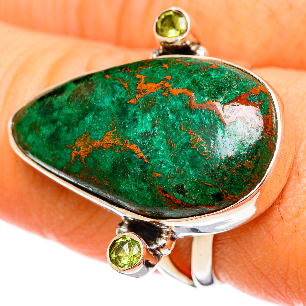Chrysocolla Rings handcrafted by Ana Silver Co - RING107876