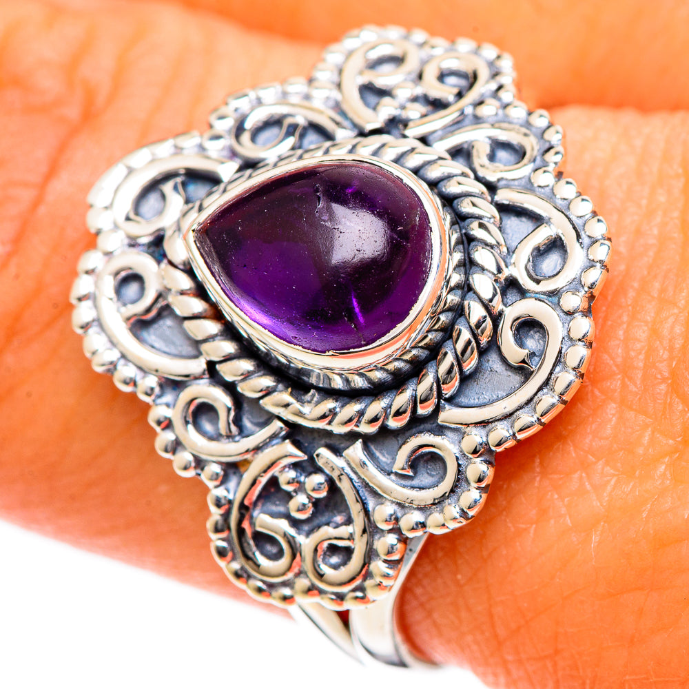 Amethyst Rings handcrafted by Ana Silver Co - RING107886