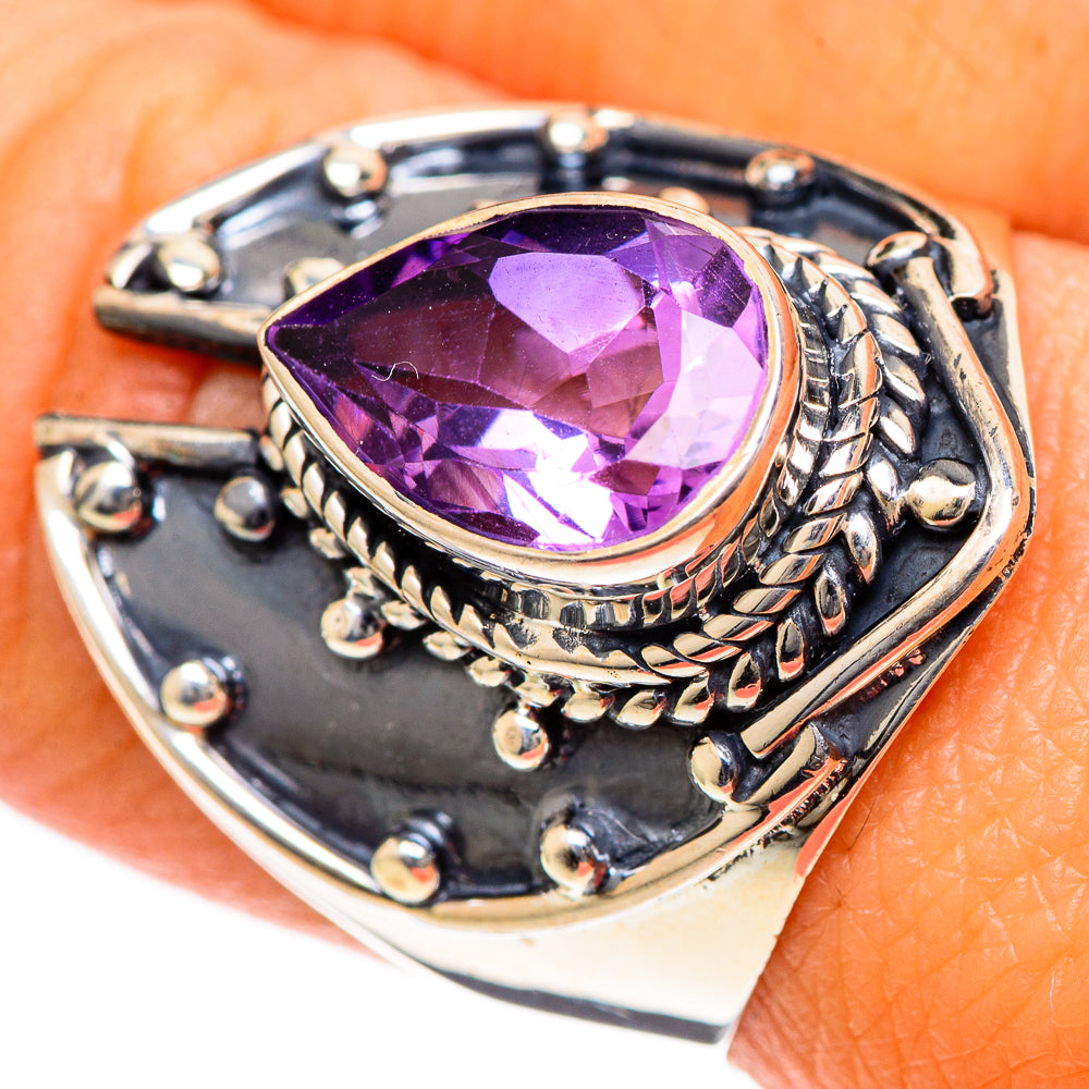 Amethyst Rings handcrafted by Ana Silver Co - RING107887
