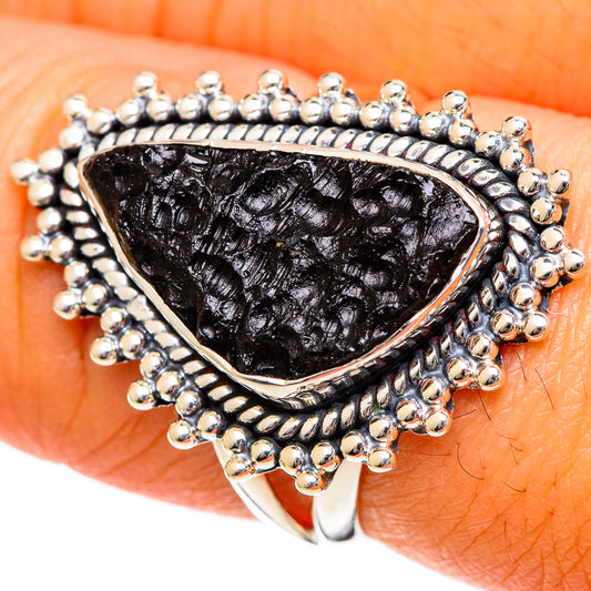 Tektite Rings handcrafted by Ana Silver Co - RING107890