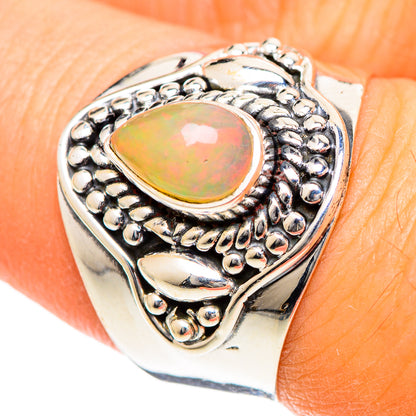 Ethiopian Opal Rings handcrafted by Ana Silver Co - RING107896