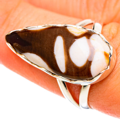 Peanut Wood Jasper Rings handcrafted by Ana Silver Co - RING107913