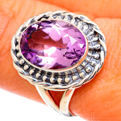 Amethyst Rings handcrafted by Ana Silver Co - RING107916