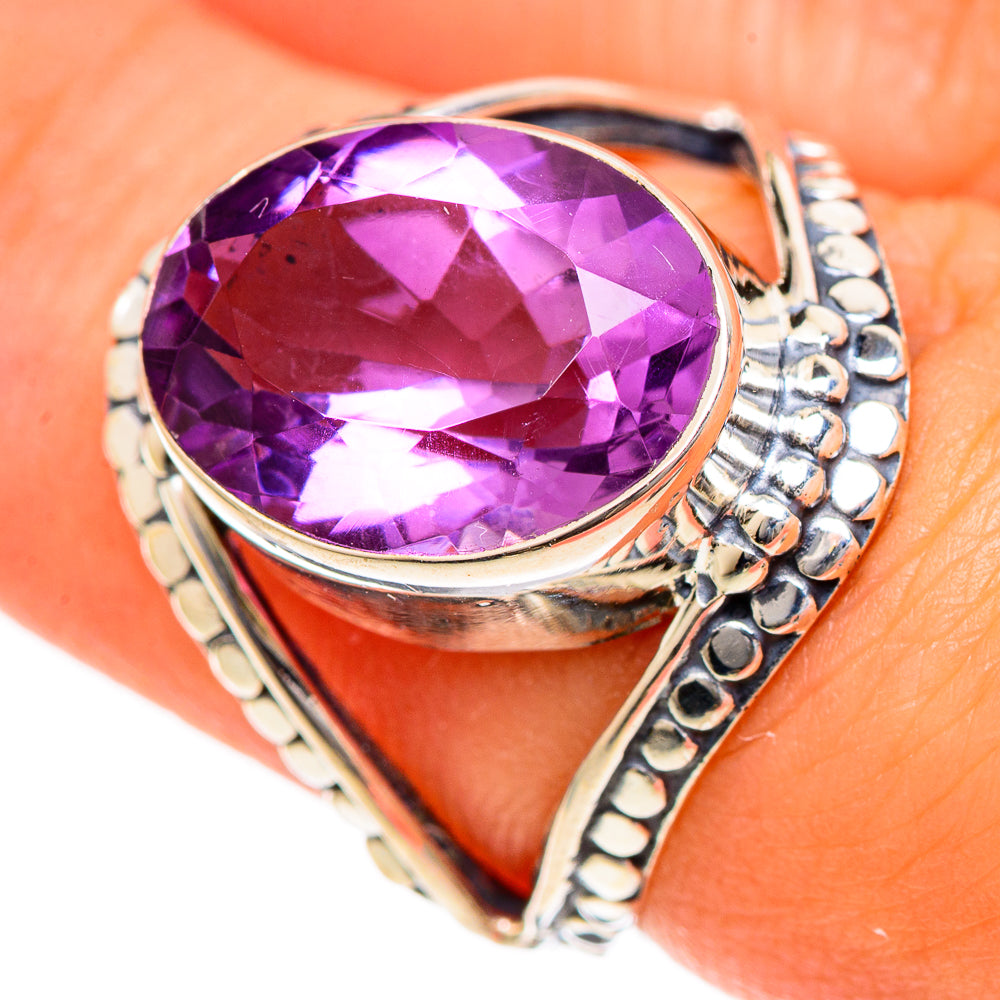 Amethyst Rings handcrafted by Ana Silver Co - RING107920
