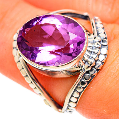Amethyst Rings handcrafted by Ana Silver Co - RING107920