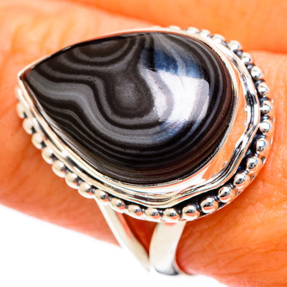 Psilomelane Rings handcrafted by Ana Silver Co - RING107923