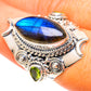 Labradorite Rings handcrafted by Ana Silver Co - RING107933