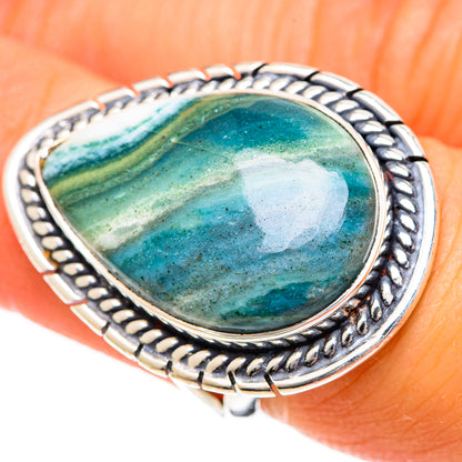 Ocean Jasper Rings handcrafted by Ana Silver Co - RING107936