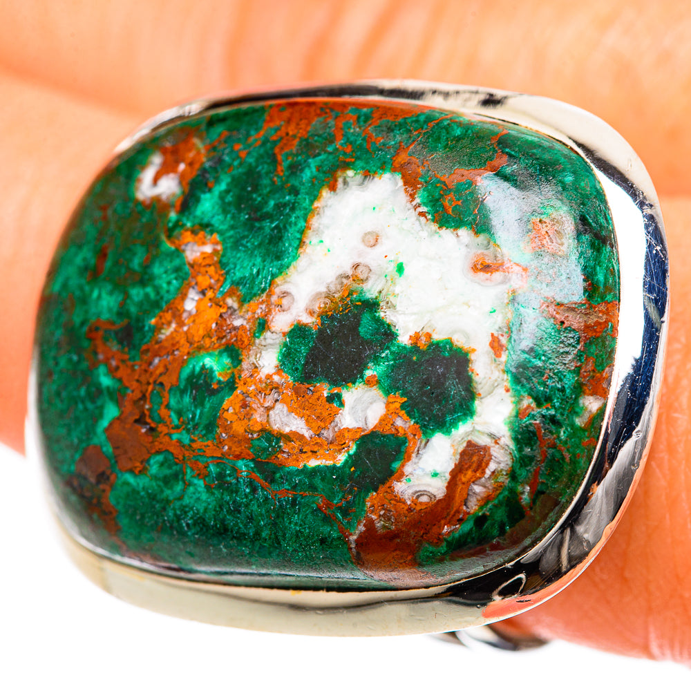Chrysocolla Rings handcrafted by Ana Silver Co - RING107940