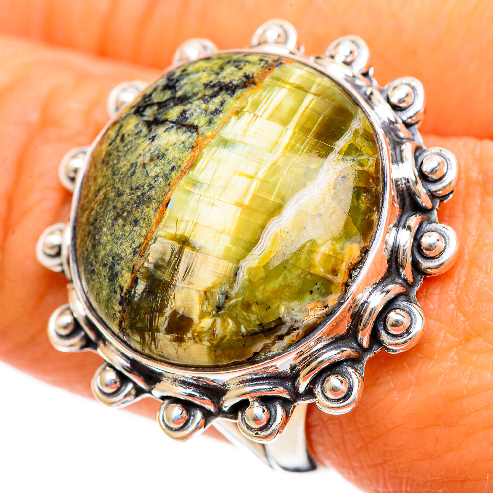 Rainforest Opal Rings handcrafted by Ana Silver Co - RING107942