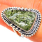 Green Tourmaline In Quartz Rings handcrafted by Ana Silver Co - RING107944