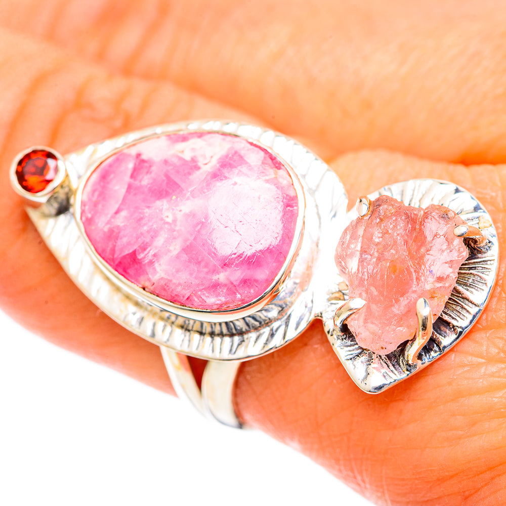 Rhodochrosite Rings handcrafted by Ana Silver Co - RING107957