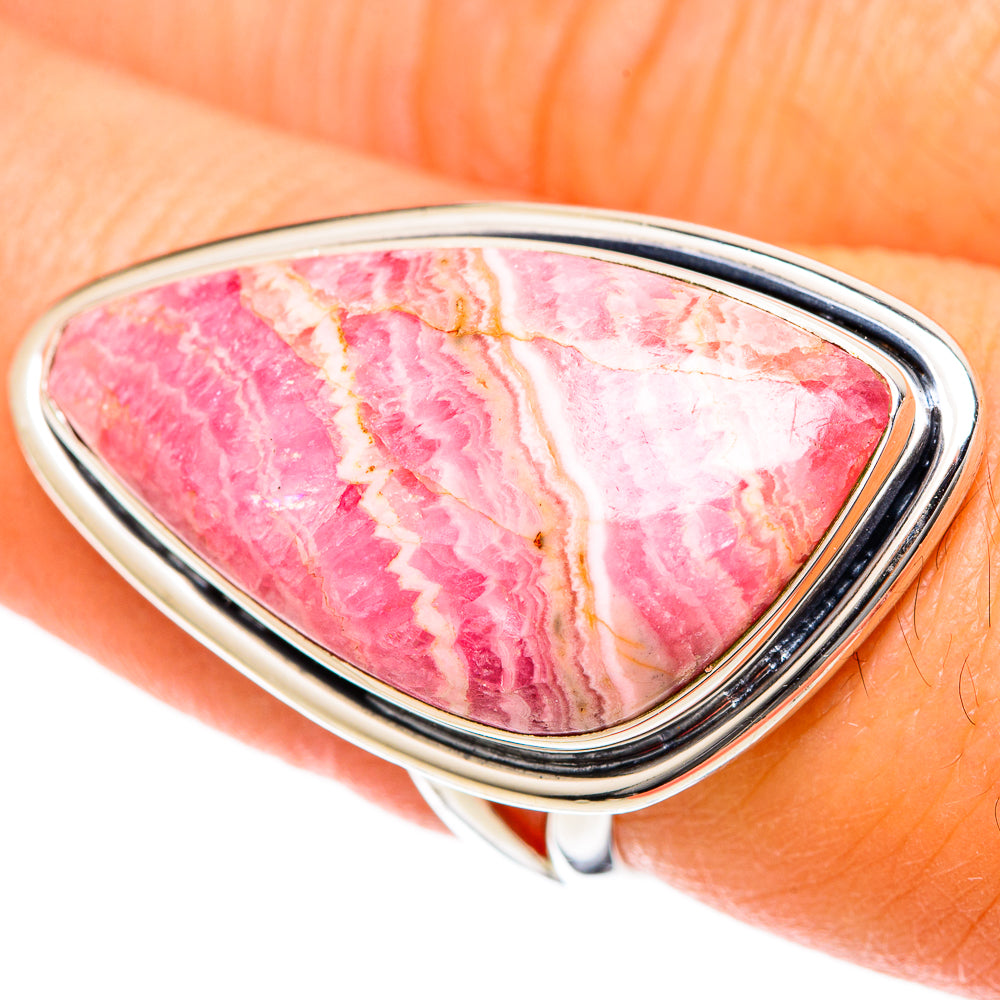 Rhodochrosite Rings handcrafted by Ana Silver Co - RING107958