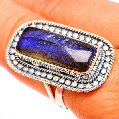 Labradorite Rings handcrafted by Ana Silver Co - RING107975