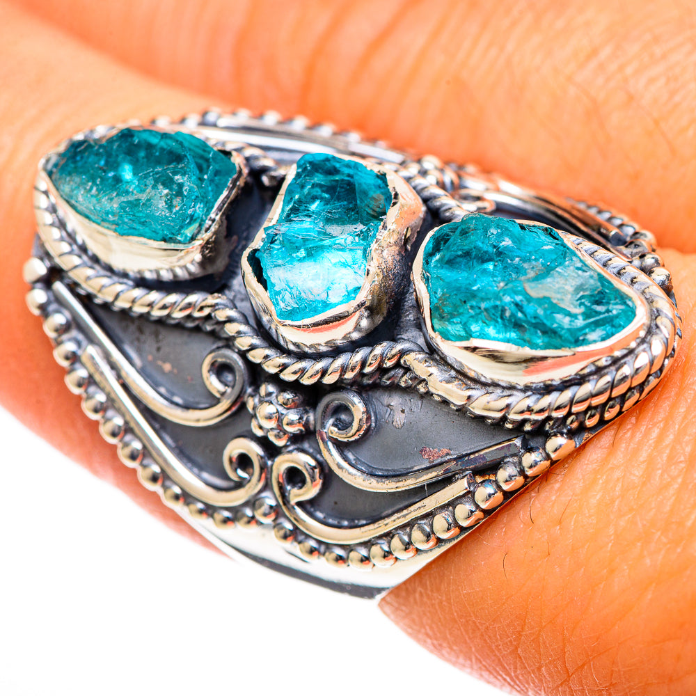 Apatite Rings handcrafted by Ana Silver Co - RING107978