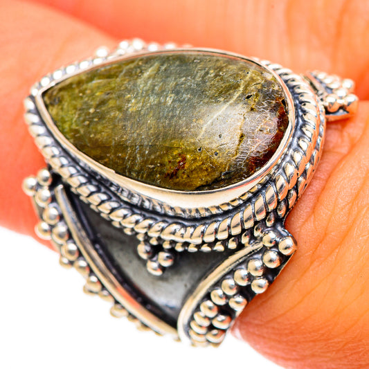 Rainforest Jasper Rings handcrafted by Ana Silver Co - RING107980