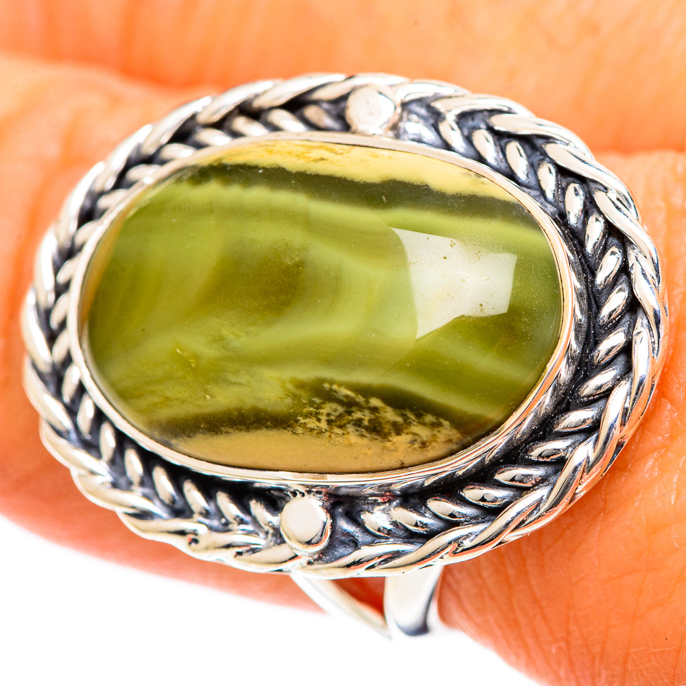 Polychrome Jasper Rings handcrafted by Ana Silver Co - RING107988