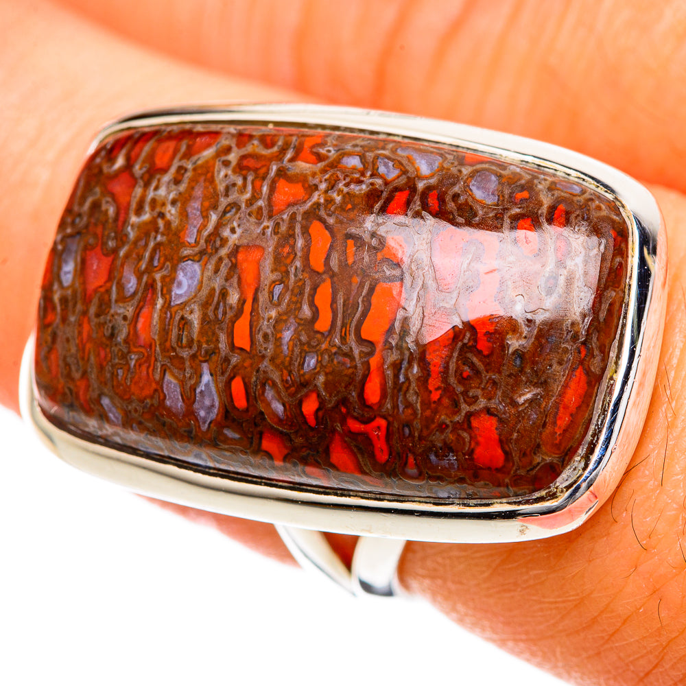 Dinosaur Bone Rings handcrafted by Ana Silver Co - RING107992