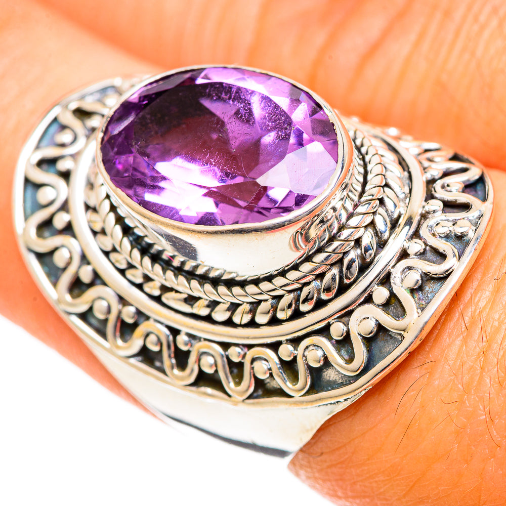 Amethyst Rings handcrafted by Ana Silver Co - RING107996