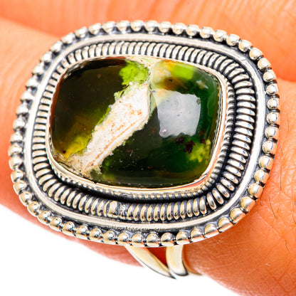 Rainforest Opal Rings handcrafted by Ana Silver Co - RING108017