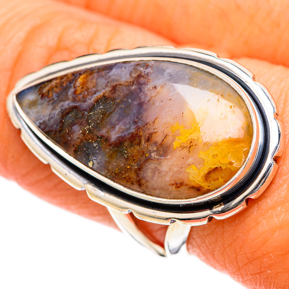 Montana Agate Rings handcrafted by Ana Silver Co - RING108021