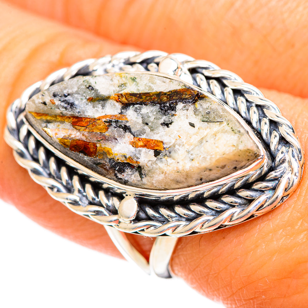 Astrophyllite Rings handcrafted by Ana Silver Co - RING108024