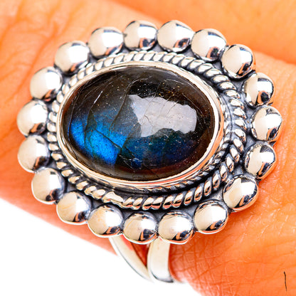 Labradorite Rings handcrafted by Ana Silver Co - RING108032