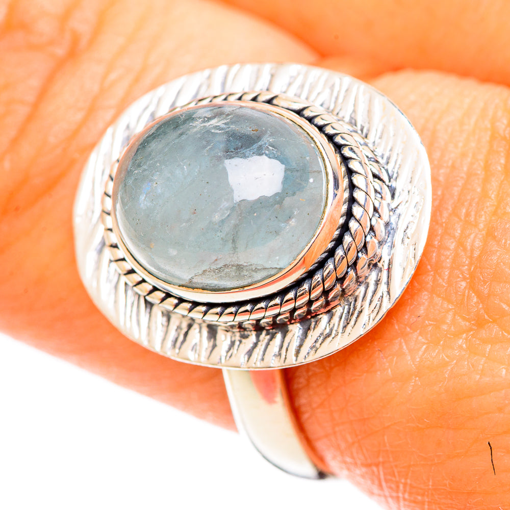 Aquamarine Rings handcrafted by Ana Silver Co - RING108033