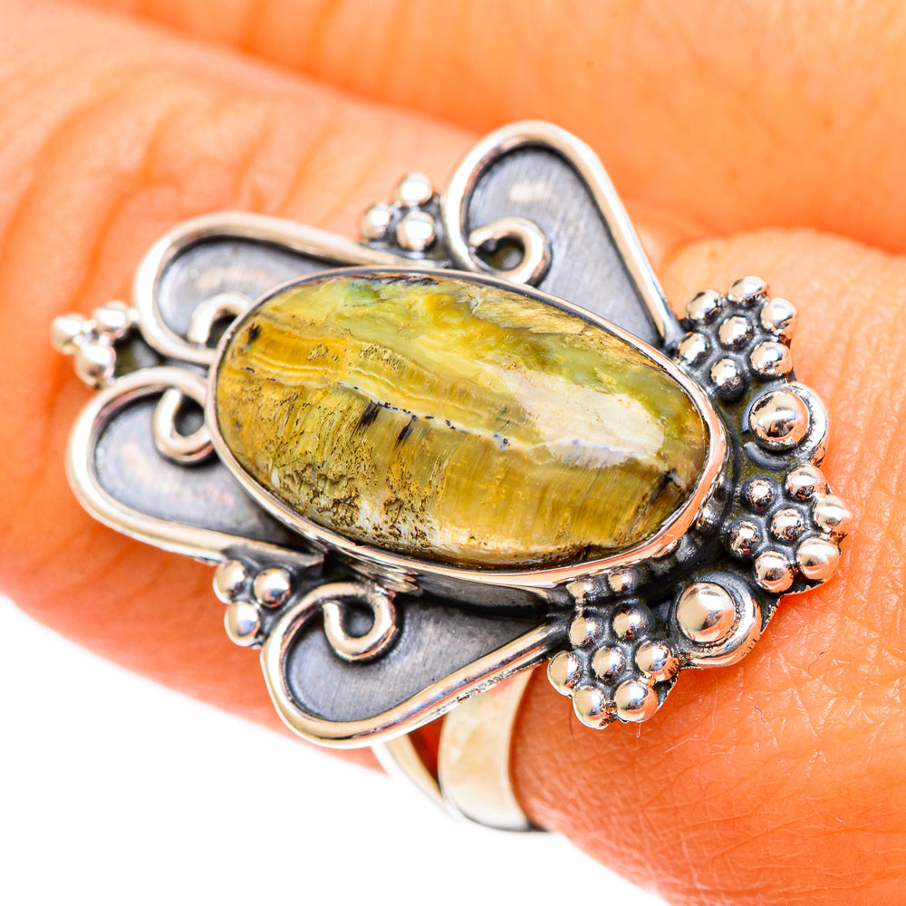 Rainforest Opal Rings handcrafted by Ana Silver Co - RING108035