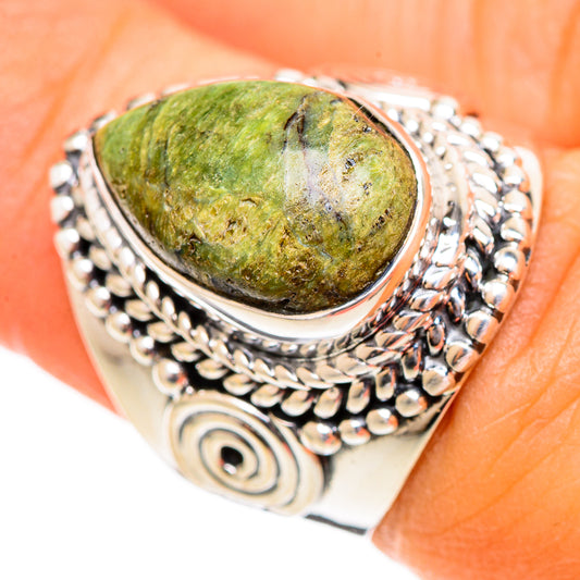 Rainforest Jasper Rings handcrafted by Ana Silver Co - RING108038