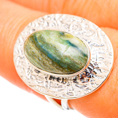 Ocean Jasper Rings handcrafted by Ana Silver Co - RING108040