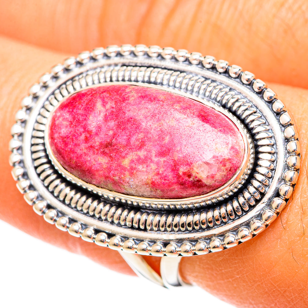 Thulite Rings handcrafted by Ana Silver Co - RING108047