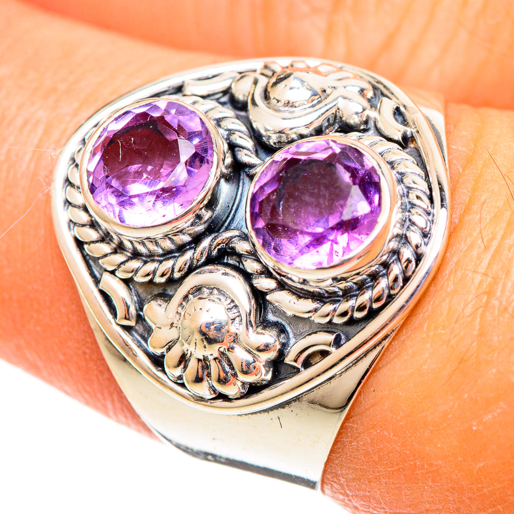 Amethyst Rings handcrafted by Ana Silver Co - RING108051
