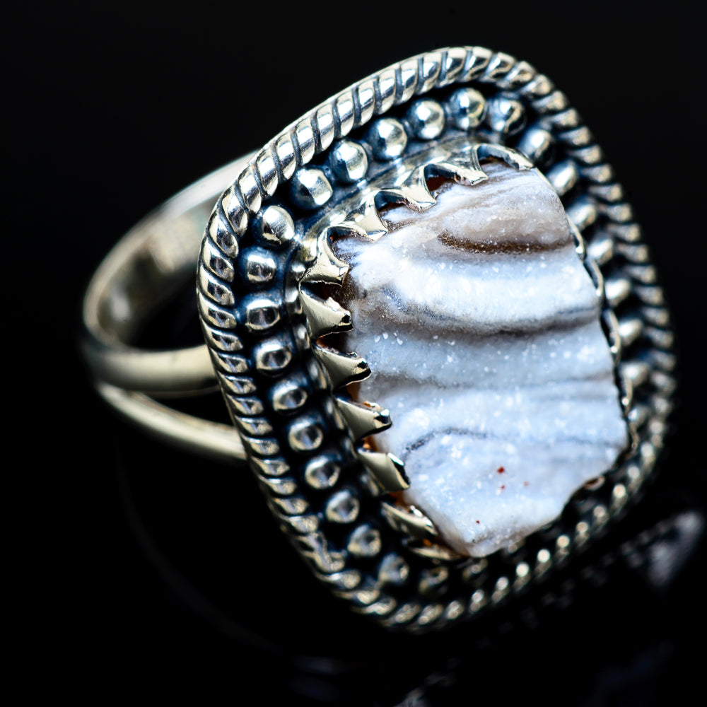 Desert Druzy Rings handcrafted by Ana Silver Co - RING10806