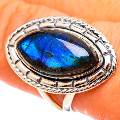 Labradorite Rings handcrafted by Ana Silver Co - RING108069