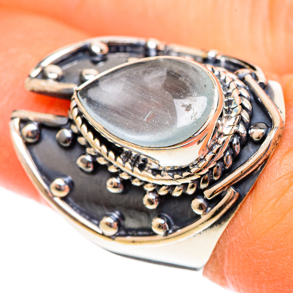 Aquamarine Rings handcrafted by Ana Silver Co - RING108074