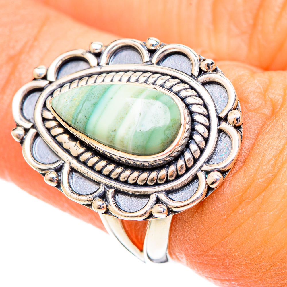 Ocean Jasper Rings handcrafted by Ana Silver Co - RING108081