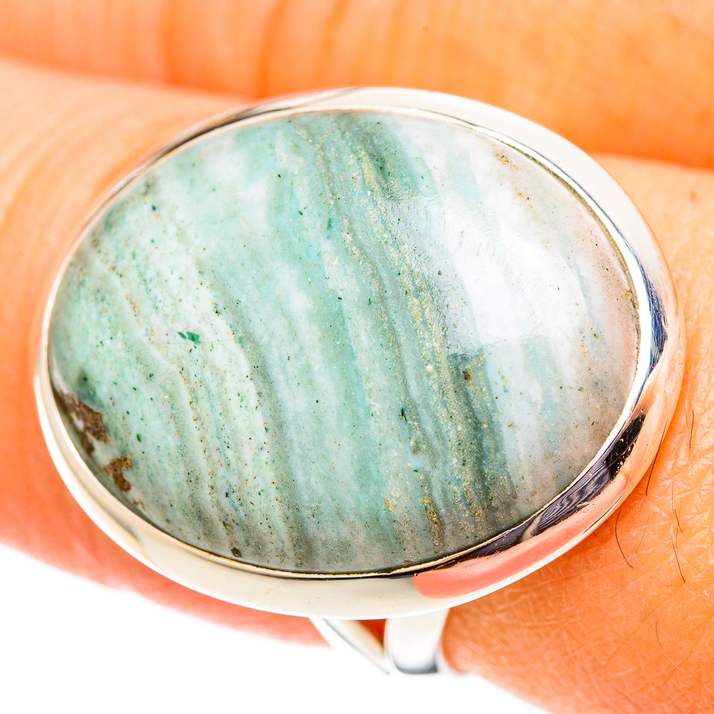 Ocean Jasper Rings handcrafted by Ana Silver Co - RING108082