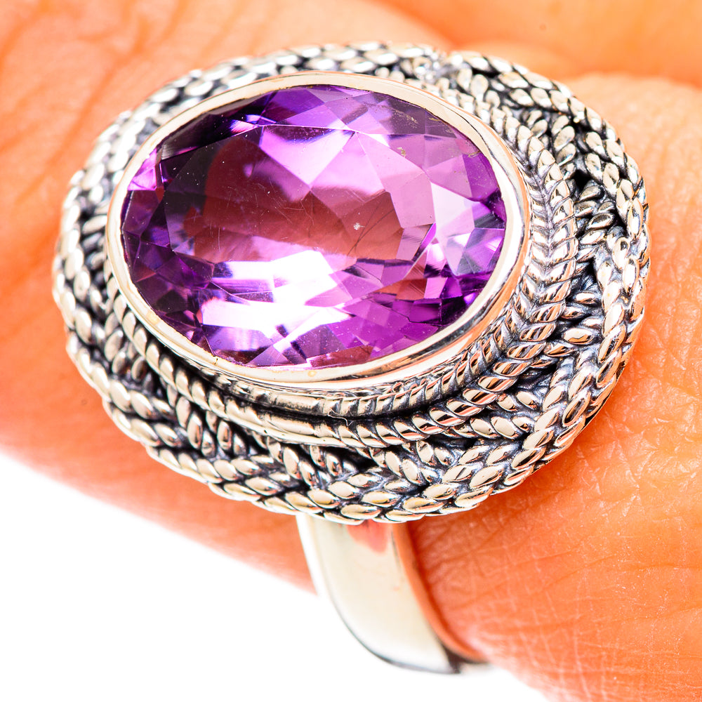 Amethyst Rings handcrafted by Ana Silver Co - RING108090