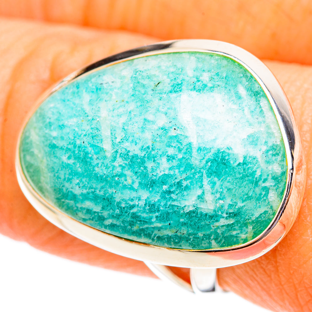 Amazonite Rings handcrafted by Ana Silver Co - RING108117
