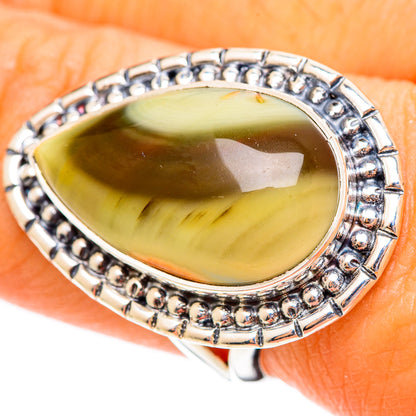 Polychrome Jasper Rings handcrafted by Ana Silver Co - RING108120