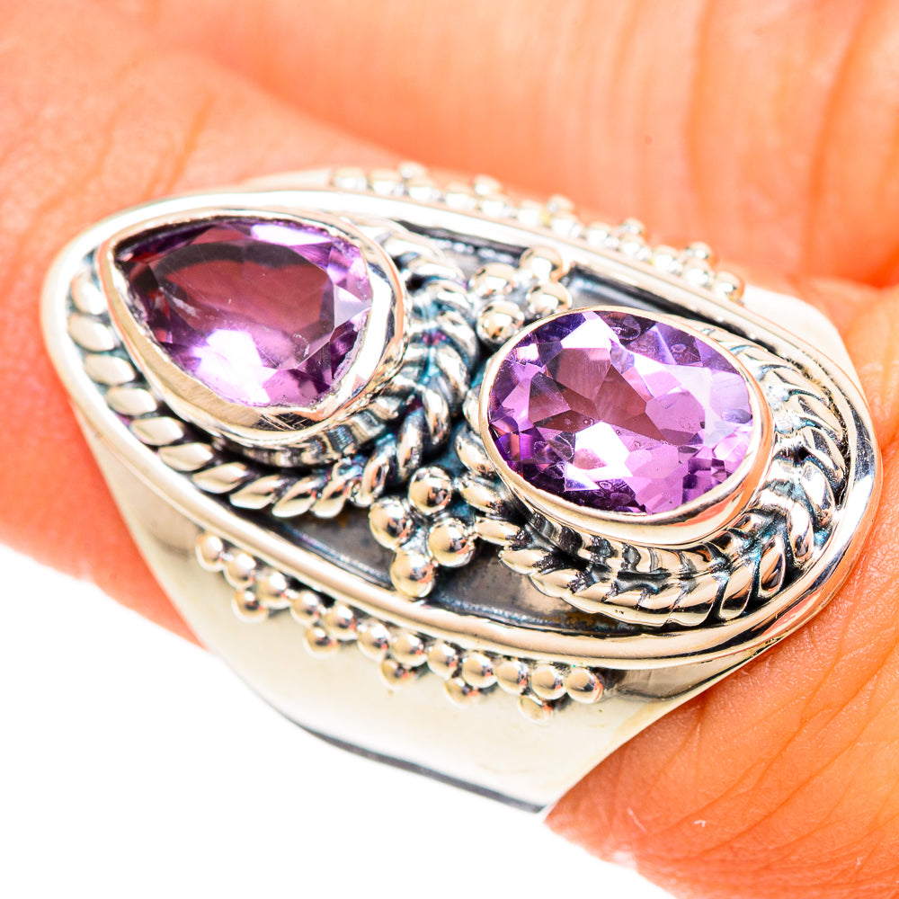 Amethyst Rings handcrafted by Ana Silver Co - RING108128