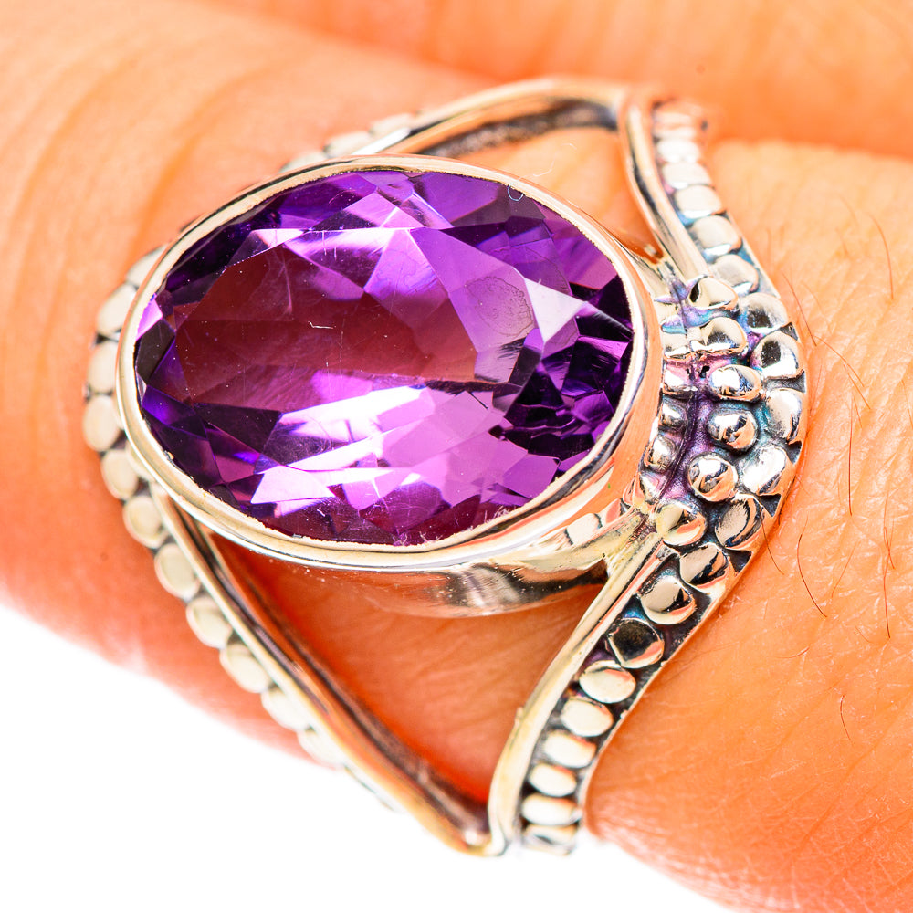 Amethyst Rings handcrafted by Ana Silver Co - RING108164